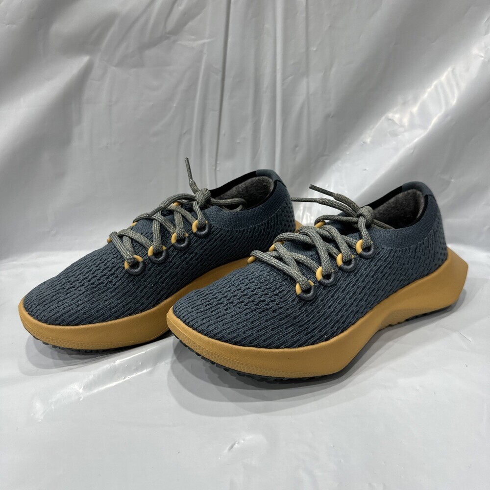 Allbirds Tree Dasher 2 Sneakers Men's US 5.5 Calm Teal Tan Running Shoes EBS1163